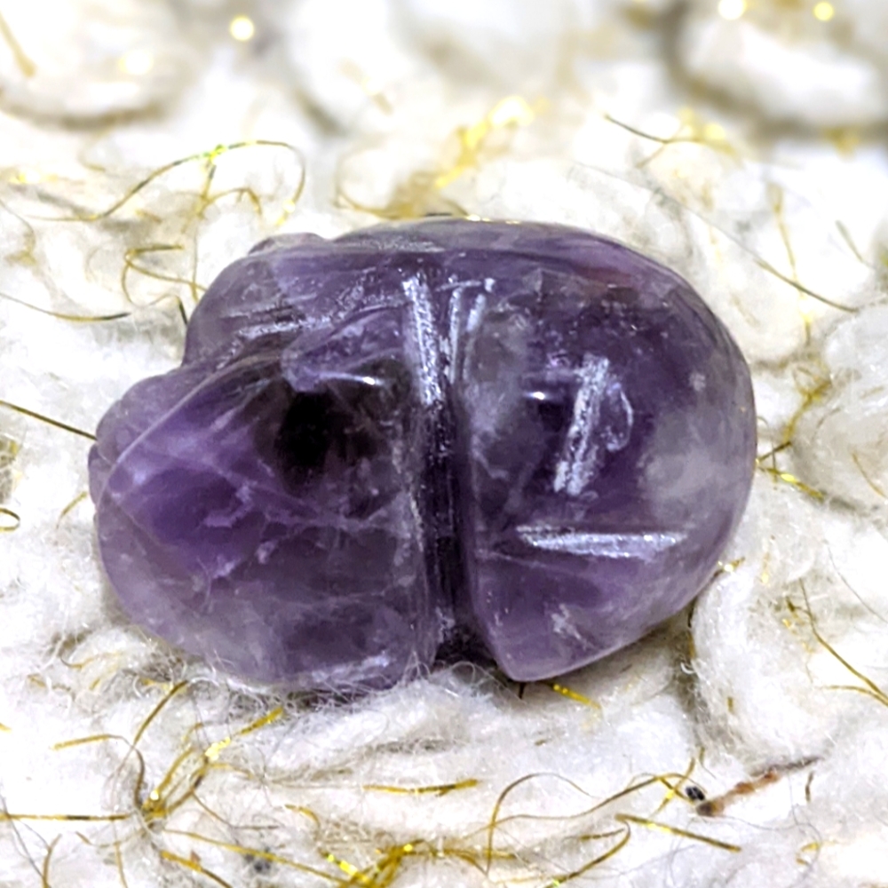 Lepidolite Crystal Skull Specimen Gemstone Mineral Boho Goth Witch Festival - Picture 6 of 6